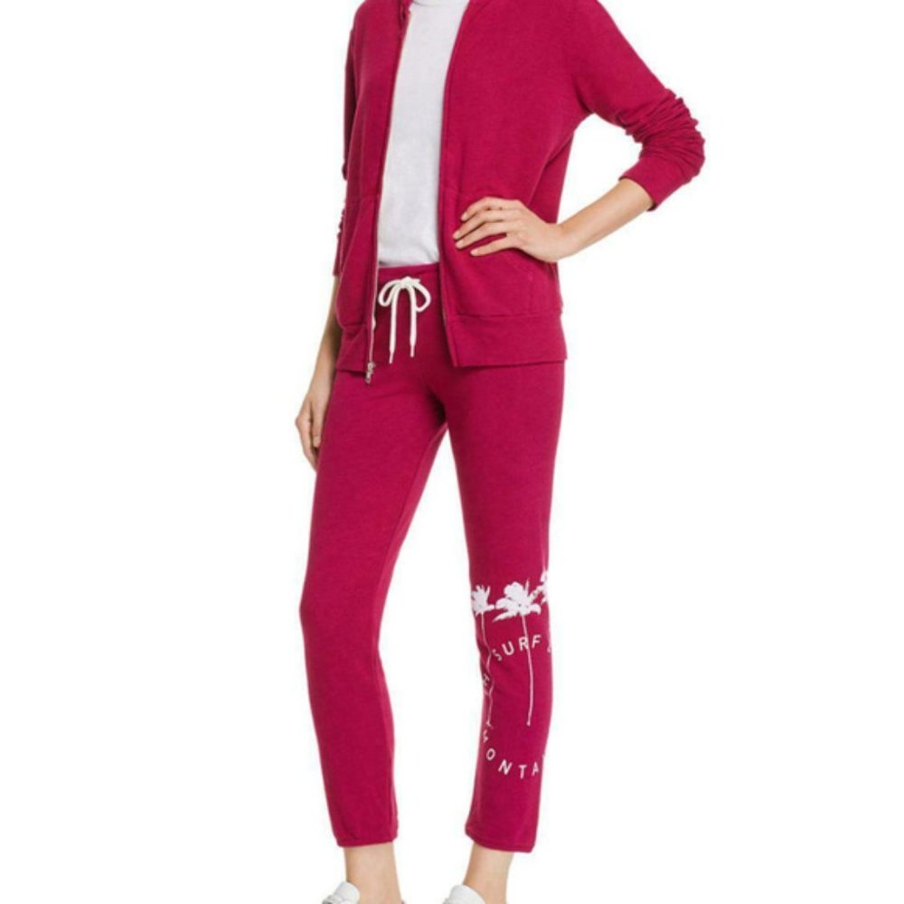 NEW MONROW x The Surf Lodge Sweatpants Magenta S